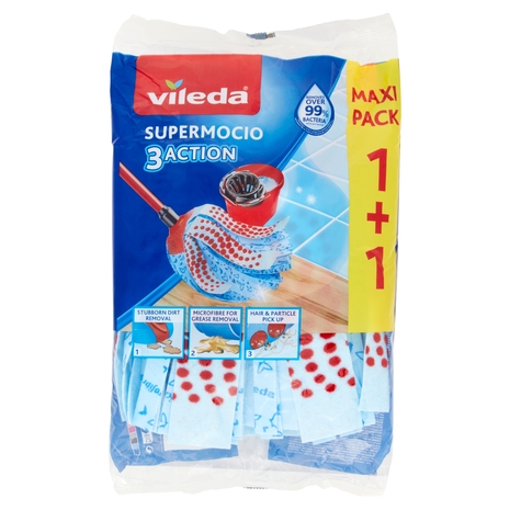 Vileda Supermocio 3Action 2 pz